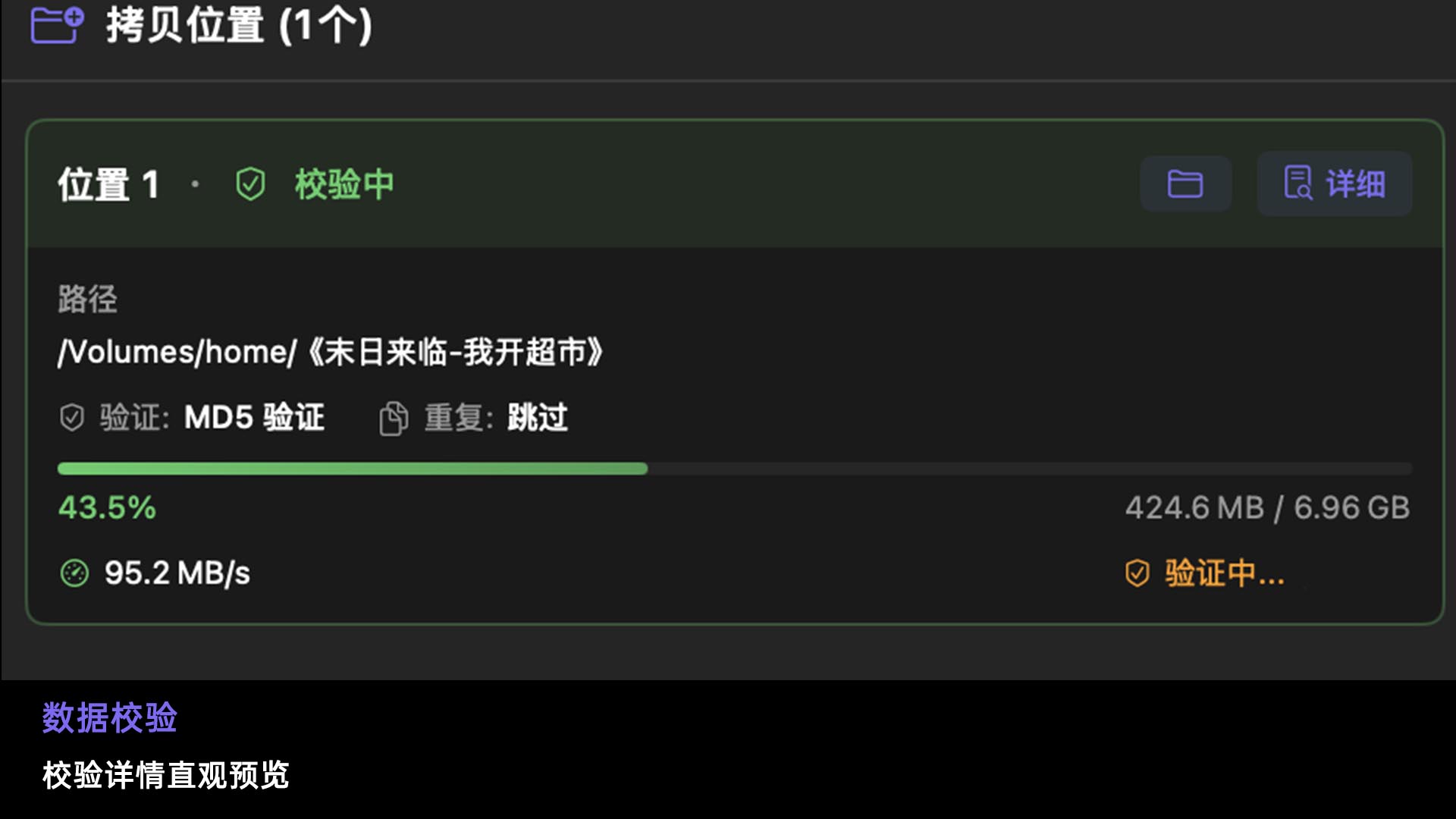 数据校验功能展示2